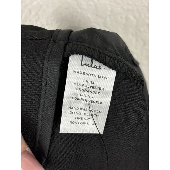 LuLu's Black Womens Pants Sz Medium Slacks Workwear Career Office NEW Minimalist - Picture 11 of 11